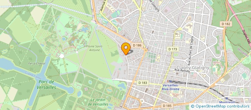 localisation de l'entreprise FONDACIO FRANCE à VERSAILLES