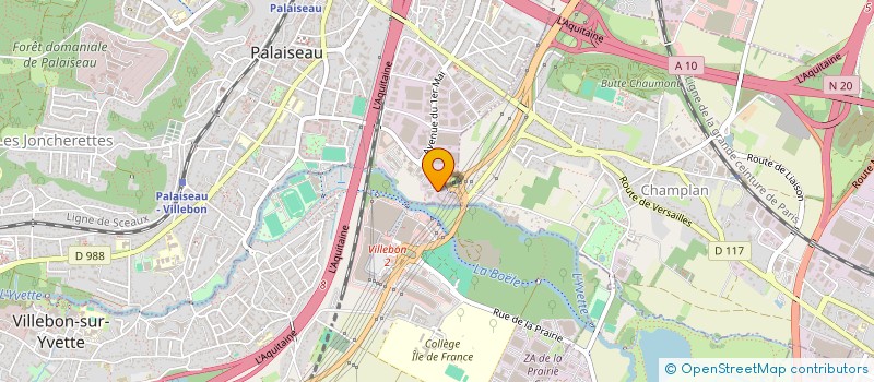 localisation de l'entreprise FONDACO à PALAISEAU