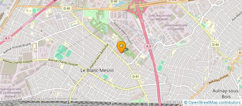 localisation de l'entreprise FONDALYS à LE BLANC-MESNIL
