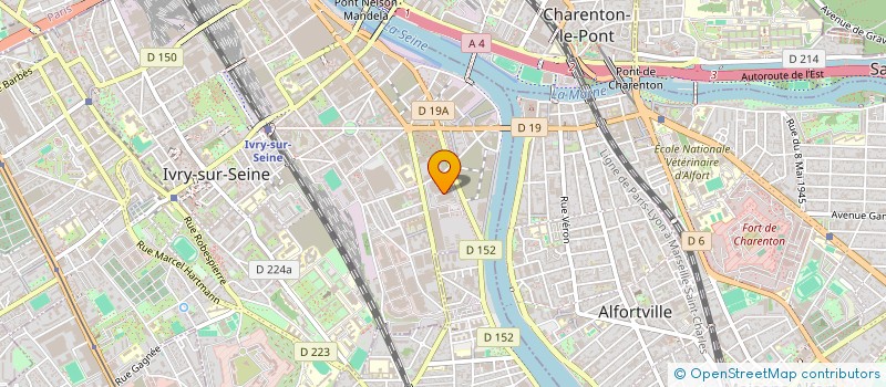 localisation de l'entreprise FONDAM INVESTISSEMENTS  IVRY-SUR-SEINE