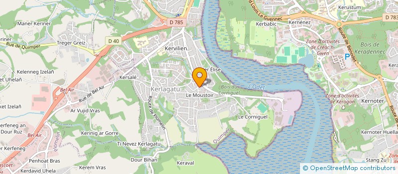 localisation de l'entreprise FONDAMENTA NOVE à QUIMPER