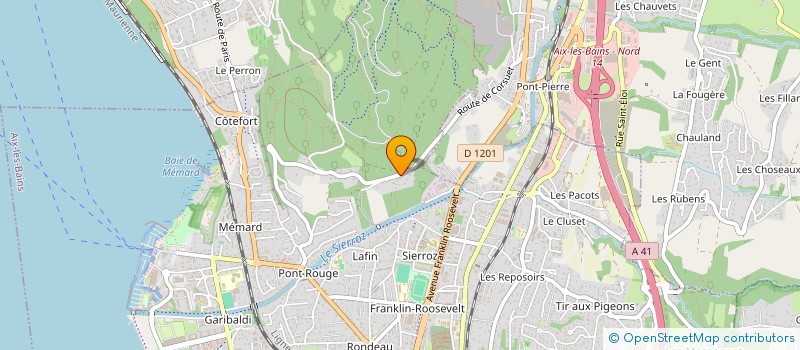 localisation de l'entreprise FONDAMENTALIS à AIX-LES-BAINS