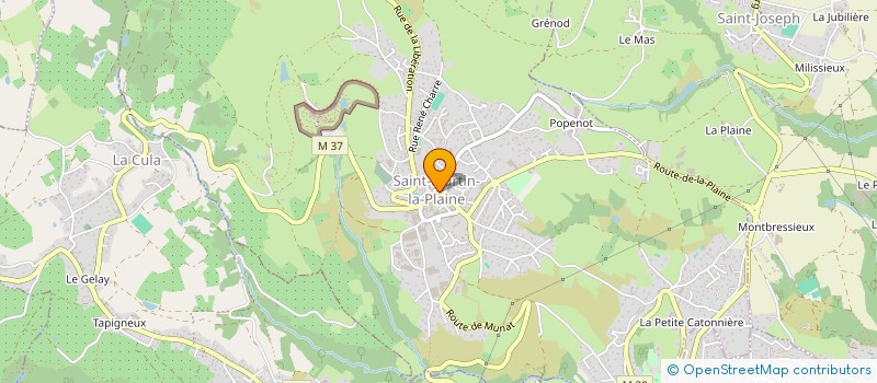 localisation de l'entreprise FONDANTS GOURMANDS à SAINT-MARTIN-LA-PLAINE