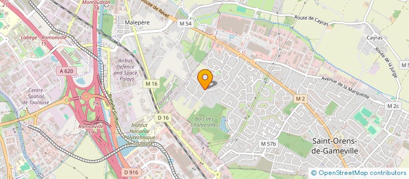 localisation de l'entreprise FONDARGENT SBC PARTICIPATION  SAINT-ORENS-DE-GAMEVILLE