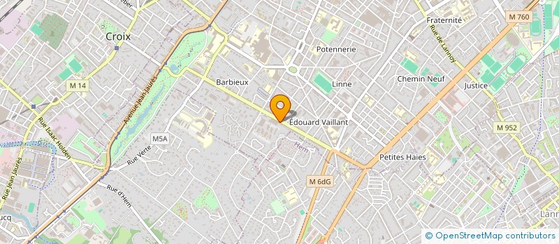 localisation de l'entreprise FONDARIS  ROUBAIX