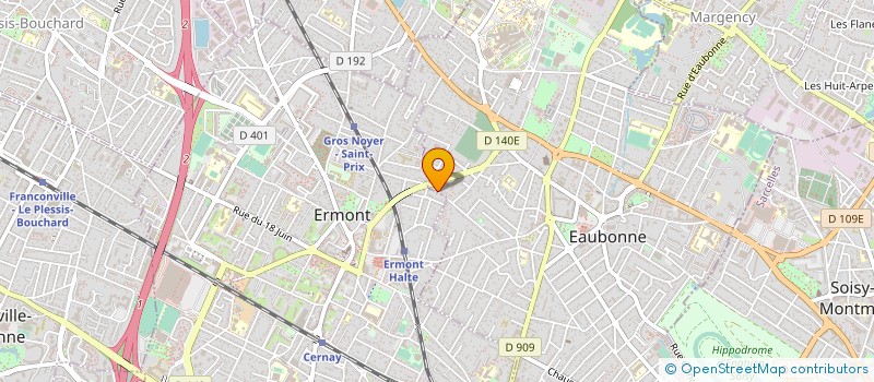 localisation de l'entreprise FONDARY GESTION B.P à EAUBONNE