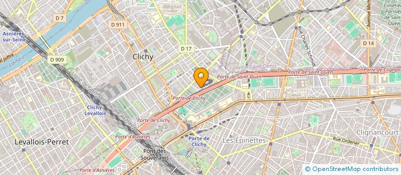 localisation de l'entreprise FONDASOLS à CLICHY