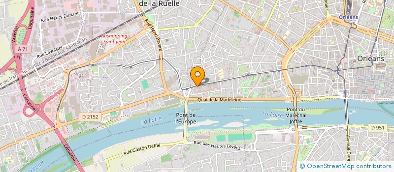 localisation de l'entreprise FONDAT ENTREPRISE CREDIT MUTUEL CENTRE à ORLEANS