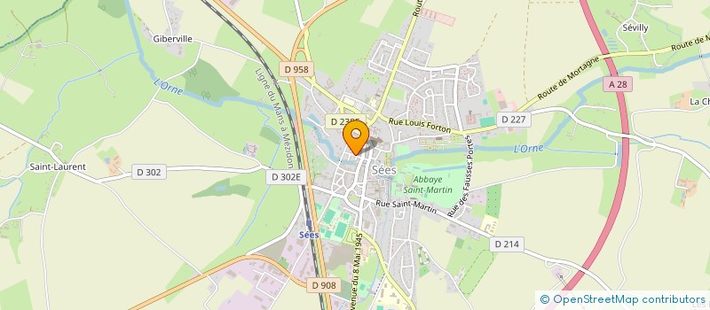 localisation de l'entreprise FONDATEURS RUSTIK à SEES