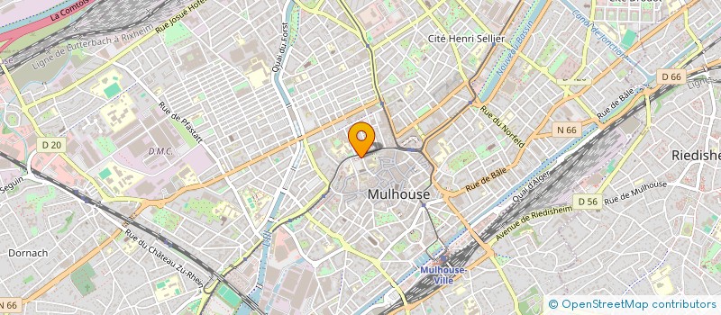 localisation de l'entreprise FONDATION  MULHOUSE