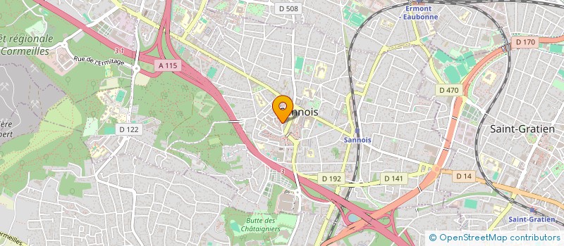 localisation de l'entreprise FONDATION AIDE SEMBLABLE (O.K.M)  SANNOIS