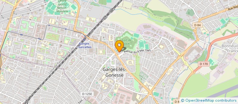 localisation de l'entreprise FONDATION AMANI  GARGES-LES-GONESSE