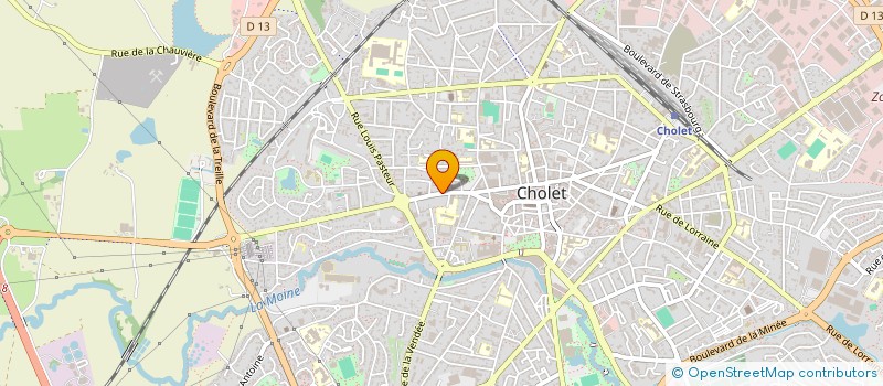 localisation de l'entreprise FONDATION AMIPI-BERNARD VENDRE à CHOLET