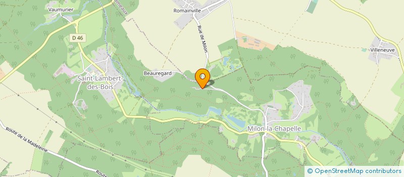 localisation de l'entreprise FONDATION ANNE DE GAULLE  MILON-LA-CHAPELLE