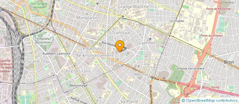 localisation de l'entreprise FONDATION ARALIS  LYON