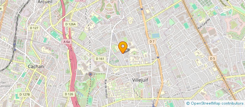 localisation de l'entreprise FONDATION ARC POUR LA RECHERCHE SUR LE CANCER à VILLEJUIF