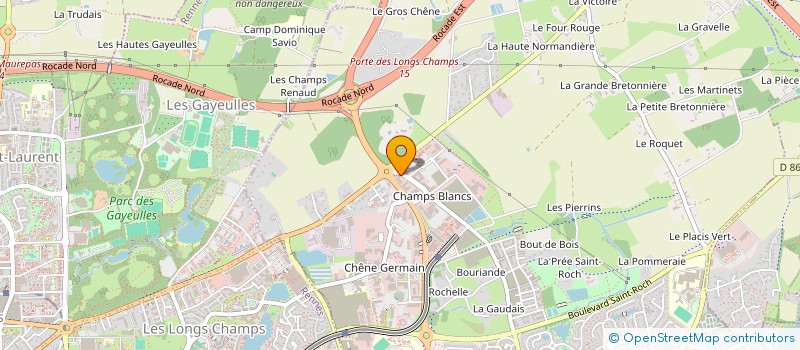 localisation de l'entreprise FONDATION B-COM  CESSON-SEVIGNE