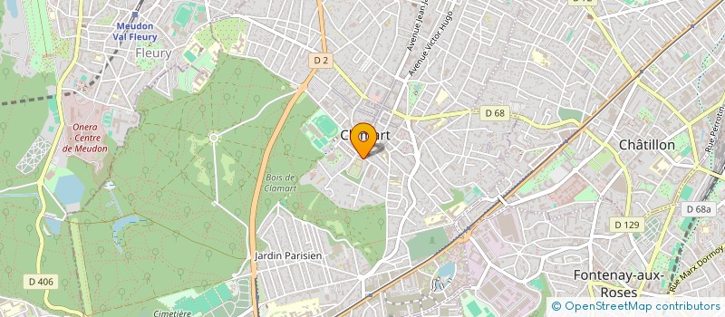 localisation de l'entreprise FONDATION BRIGNOLE GALLIERA à CLAMART
