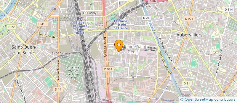 localisation de l'entreprise FONDATION CAMPUS CONDORCET à SAINT-DENIS