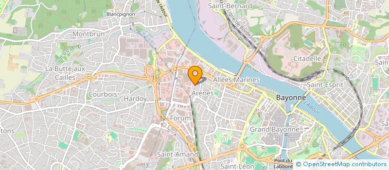 localisation de l'entreprise FONDATION CERBERE PROTECTION & RENAISSANCE ANIMALE  BAYONNE