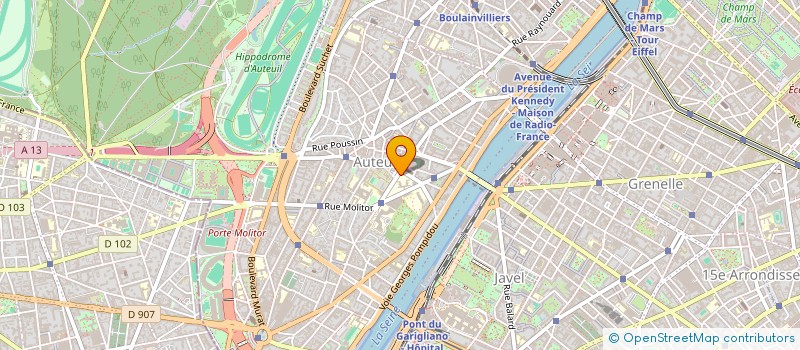 localisation de l'entreprise FONDATION CHARDON LAGACHE à PARIS