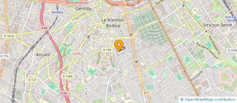localisation de l'entreprise FONDATION CHARITE DE BLANCHE NEIGE VERTUEUSE  LE KREMLIN-BICETRE