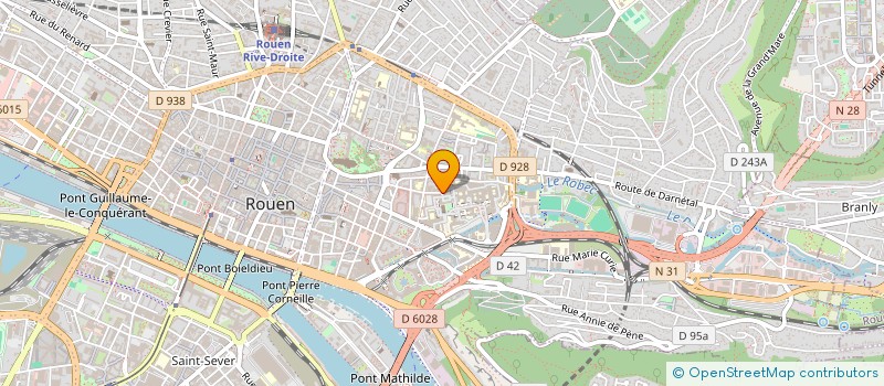 localisation de l'entreprise FONDATION CHARLES NICOLLE - NORMANDIE  ROUEN