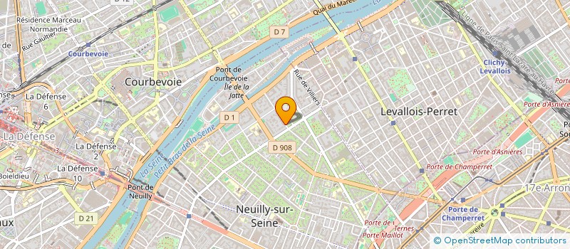 localisation de l'entreprise FONDATION CHIRAC à NEUILLY-SUR-SEINE