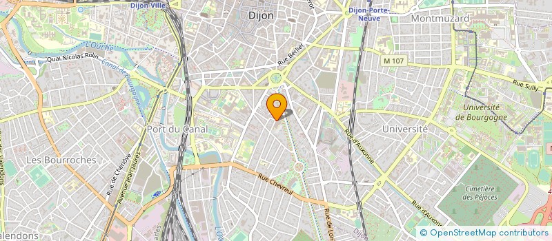 localisation de l'entreprise FONDATION CLEMENT DREVON  DIJON