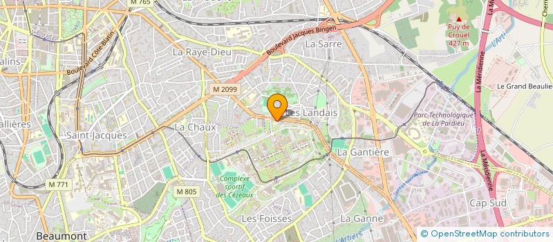 localisation de l'entreprise FONDATION CLERMONT AUVERGNE INP  AUBIERE