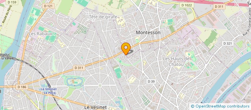 localisation de l'entreprise FONDATION COEUR & BONHEUR  CHATOU