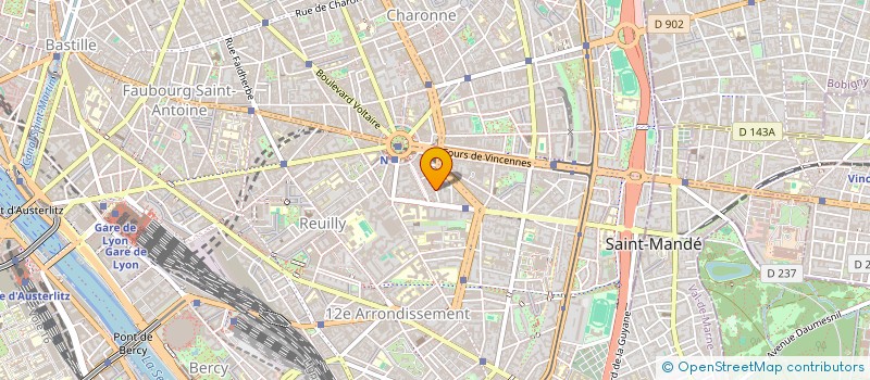 localisation de l'entreprise FONDATION COEUR  ET RECHERCHE  PARIS