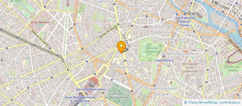 localisation de l'entreprise FONDATION COGNACQ JAY à PARIS