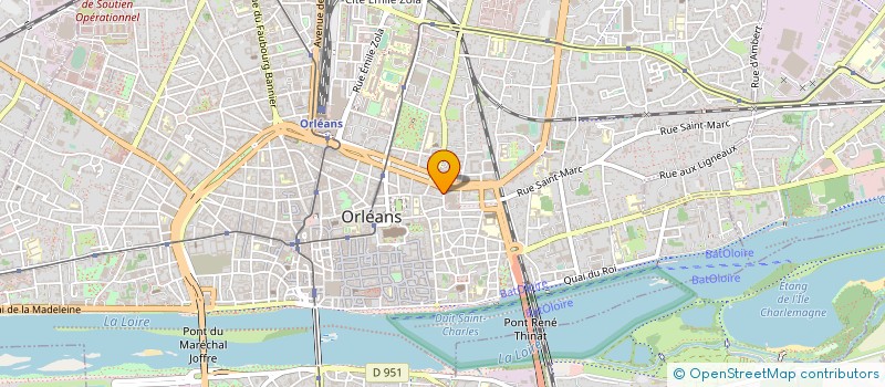 localisation de l'entreprise FONDATION CULTURE ET PROMOTION à ORLEANS