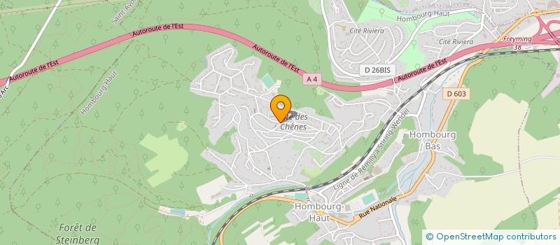 localisation de l'entreprise FONDATION CULTURELLE MAROCAINE  HOMBOURG-HAUT