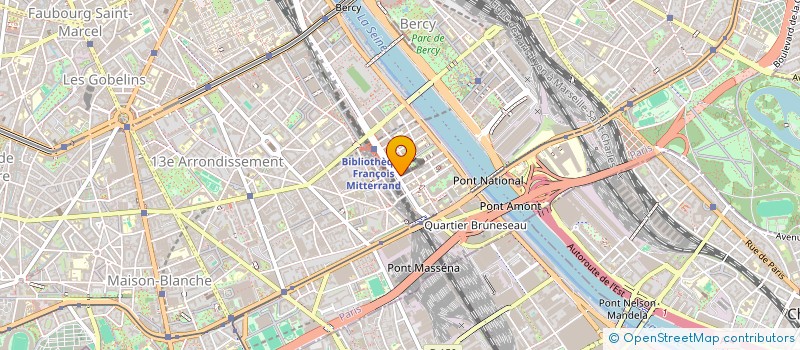 localisation de l'entreprise FONDATION D'ENTREPRISE BANQUE POPULAIRE RIVES DE PARIS  PARIS