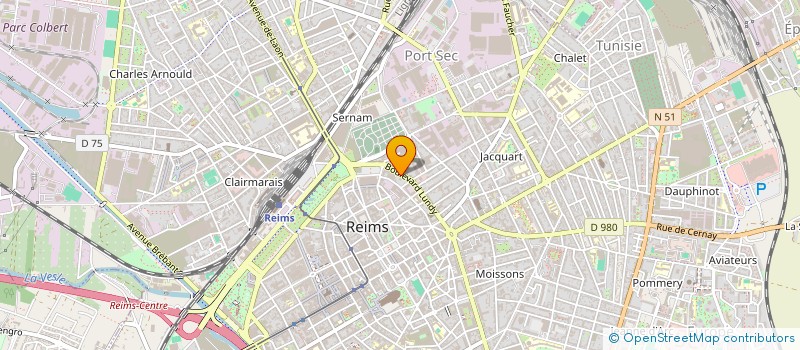 localisation de l'entreprise FONDATION D'ENTREPRISE LOUIS ROEDERER  REIMS