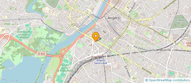 localisation de l'entreprise FONDATION D'ENTREPRISE MECENE ET LOIRE à ANGERS