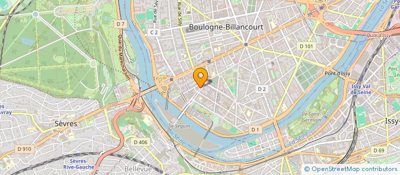 localisation de l'entreprise FONDATION D'ENTREPRISE ROCHE à BOULOGNE-BILLANCOURT