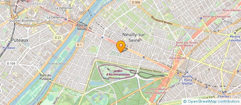 localisation de l'entreprise FONDATION D'ENTREPRISE SPIE BATIGNOLLES à NEUILLY-SUR-SEINE