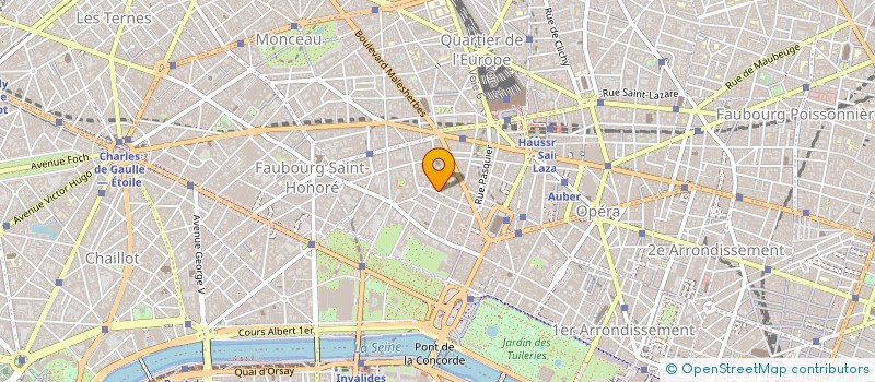 localisation de l'entreprise FONDATION D ENTREPRISE SUCRES ET DENREES  PARIS