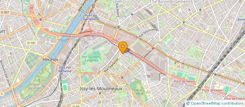localisation de l'entreprise FONDATION D'ENTREPRISE TECHNICOLOR POUR LE PATRIMOINE DU CINEMA à ISSY-LES-MOULINEAUX