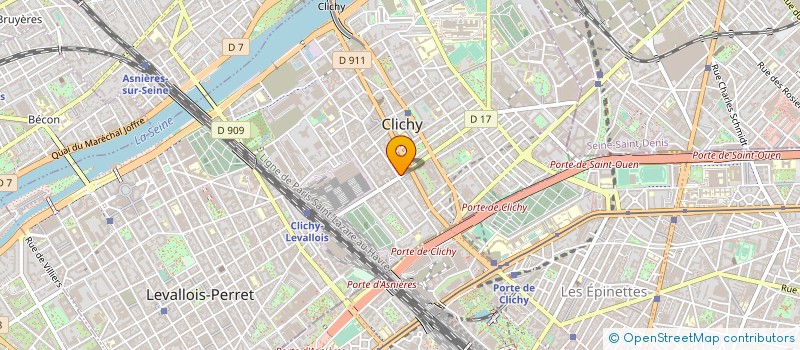 localisation de l'entreprise FONDATION D'ENTREPRISE TRACE à CLICHY