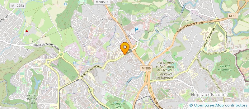 localisation de l'entreprise FONDATION D ENTREPRISES VAL D AURELLE  MONTPELLIER