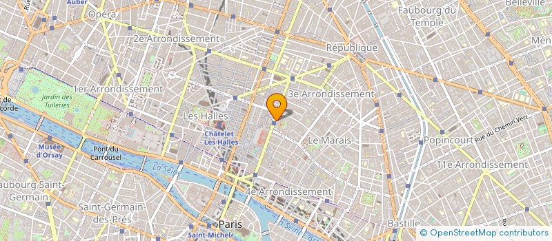 localisation de l'entreprise FONDATION DANIEL TEMPLON à PARIS