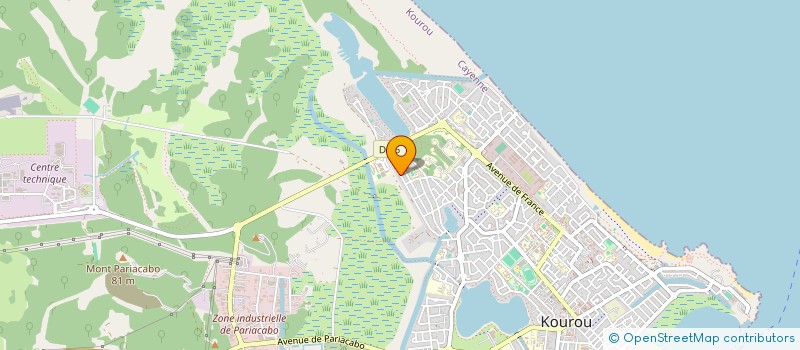 localisation de l'entreprise FONDATION DE BRIBI  KOUROU