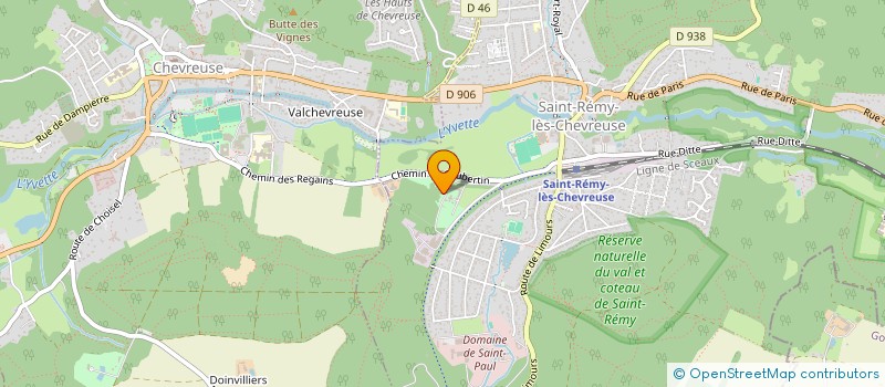 localisation de l'entreprise FONDATION DE COUBERTIN  SAINT-REMY-LES-CHEVREUSE