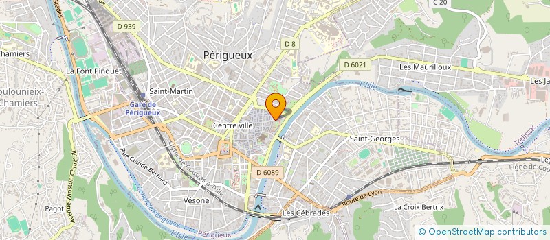 localisation de l'entreprise FONDATION DE L'ISLE à PERIGUEUX