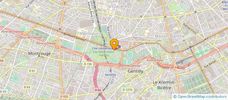 localisation de l'entreprise FONDATION DE LA MAISON DE L INDE  PARIS