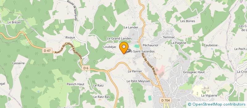 localisation de l'entreprise FONDATION DE SELVES à SARLAT-LA-CANEDA
